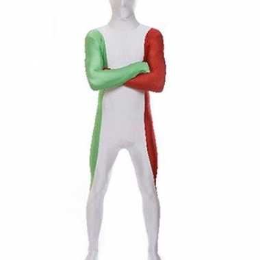 Second skin Italiaanse vlag suit